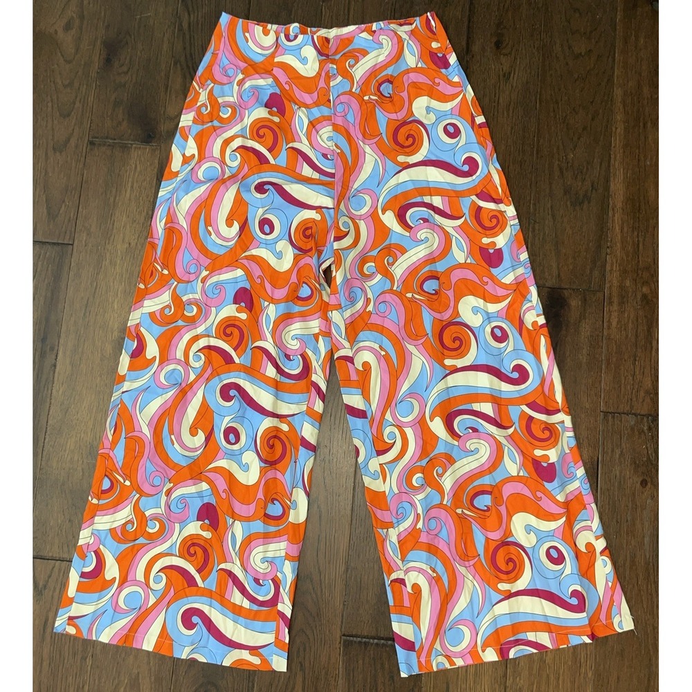 Cider Wide Leg Pants Size L Groovy Hippie Beachy Comfy Casual